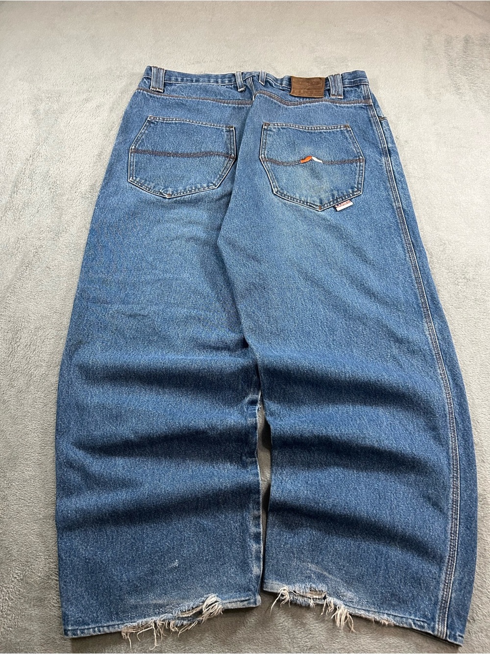 Vintage Y2k Baggy Blue Lugz Jeans